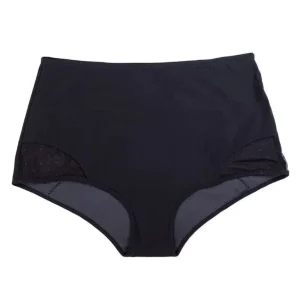 boxer menstruel flux abondant noir zoom culotte